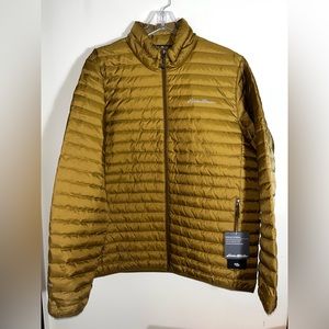 Eddie Bauer Men's Packable Microlight Down Zip Front Puffer Jacket